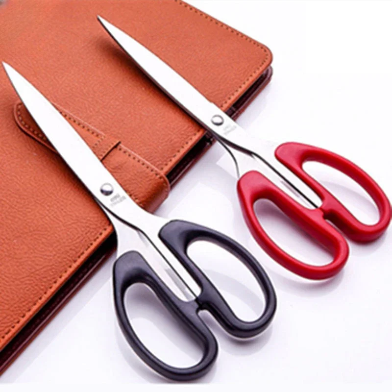 Thick Scissors Stainless Steel Office Home Paper-cutting Knife Home Large Handle Hand Scissors