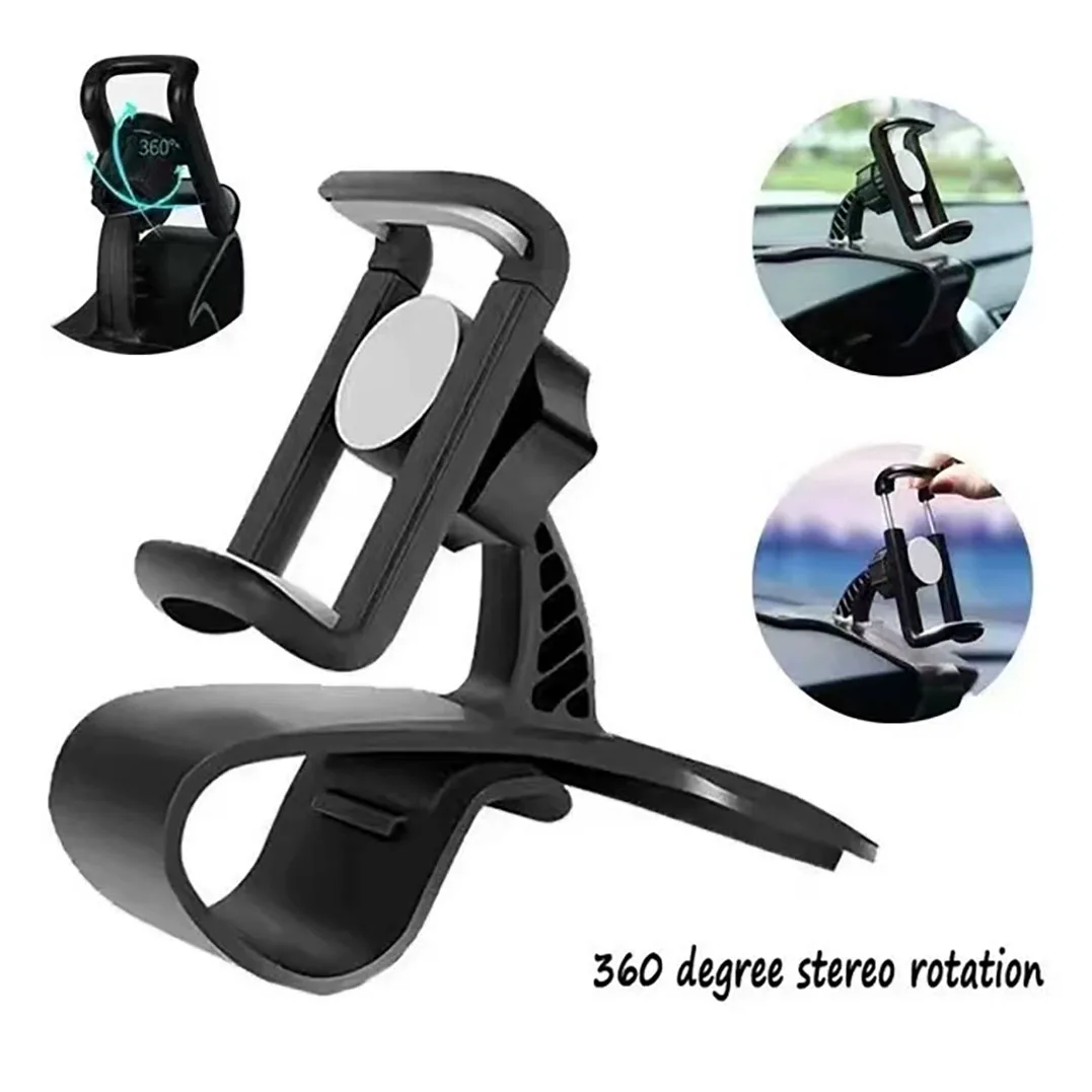

360 Rotatable Car Phone Holder Universal Cell Phone Stands Car Rack Dashboard Support for Auto Grip Mobile Phone Fixed Bracket