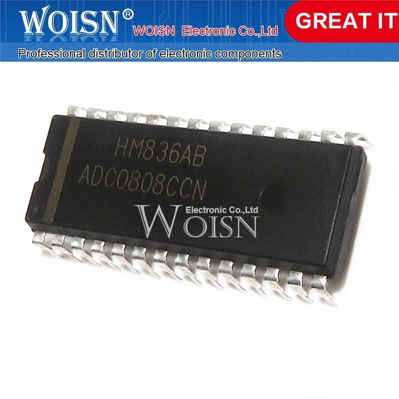 

10pcs/lot ADC0808CCN ADC0808 DIP-28 In Stock