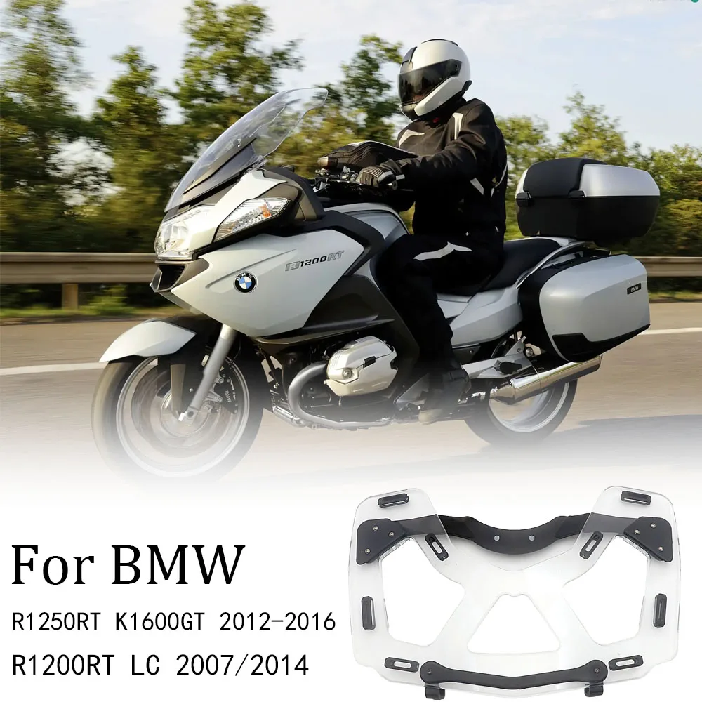 Подходит для BMW R1200RT LC 07/2014 R1250RT K1600GT 2012-2016, Верхняя багажная коробка, прозрачные аксессуары для мотоциклов