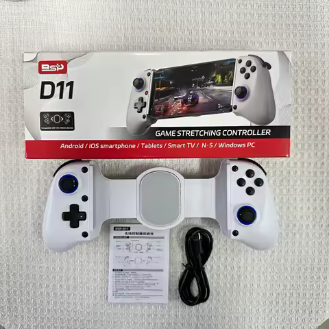 BSP D11S Stretching Wireless Game Controller For SWITCH/Android/Apple IOS Tablet For PS3/PS4/XBOX Gamepad Streaming