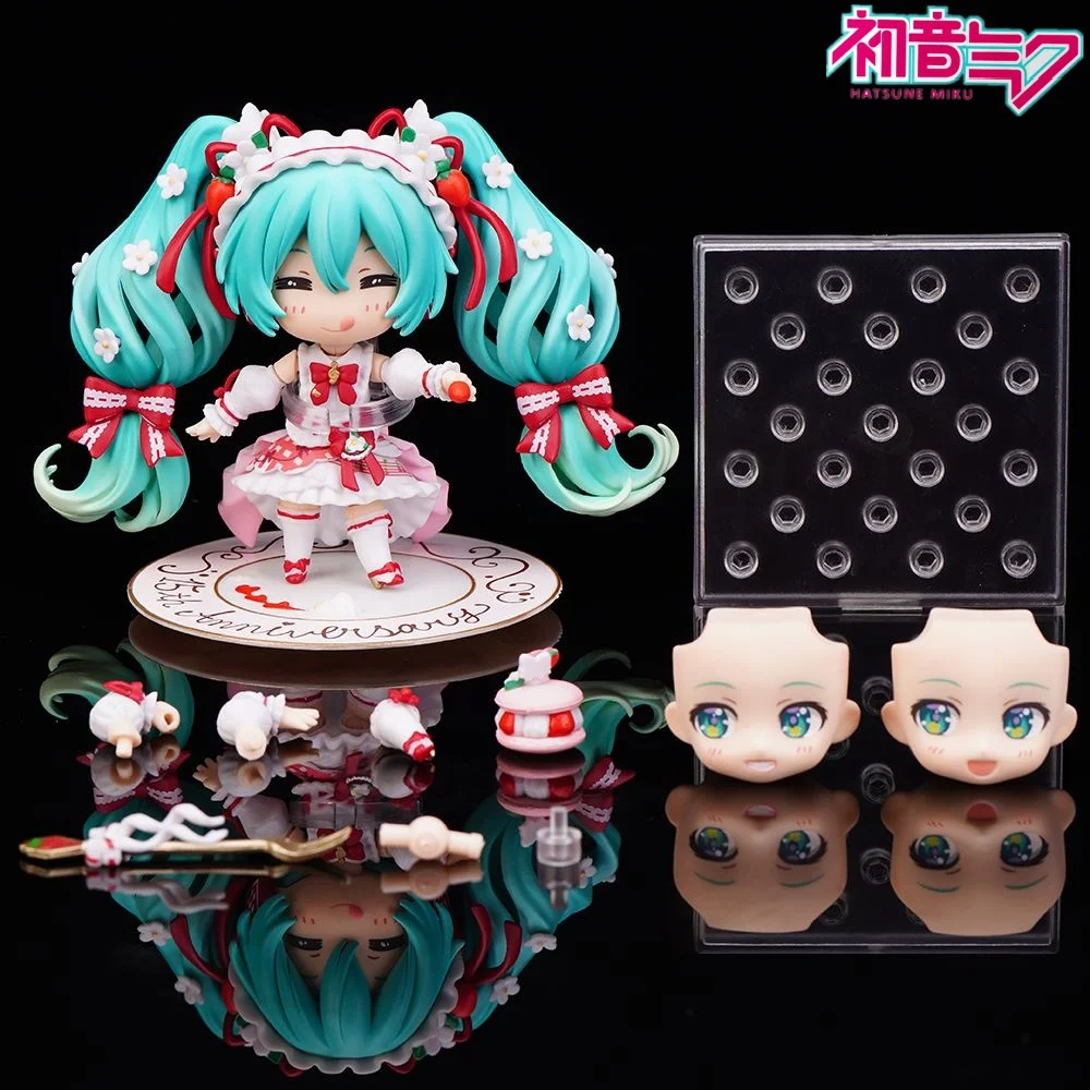 11cm Vocaloid Hatsune Miku 1939 15th Anniversary Ver Gsc Japanese Anime Figures Pvc Action Figure Game Model Doll Toy Gift