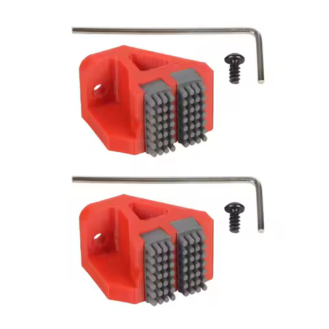 2 Sets Make Print Head Nozzle Silicone Brush For Bambu Lab P1S P1 X1 Series 3D Printer Printer Head Wiping Parts
