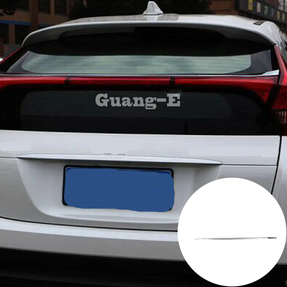 

Car Styling Trunk Lid Cover Molding Rear Door Tail Gate Trim 1PCS For Mitsubishi Eclipse Cross 2017 2018 2019 2020 2021