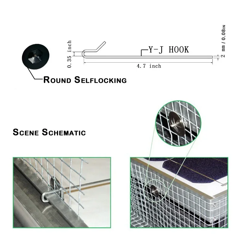 50 مجموعة من مشابك حماية الطيور ذات الألواح الشمسية