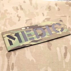 MEDIC displays patch laser cutting process, infrared reflective patch 10x4 inch