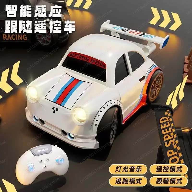 2 4G Smart Follow Car Gesture Control Obstacle Avoidance Line Tracking Drift  With Music Light Festival Gift