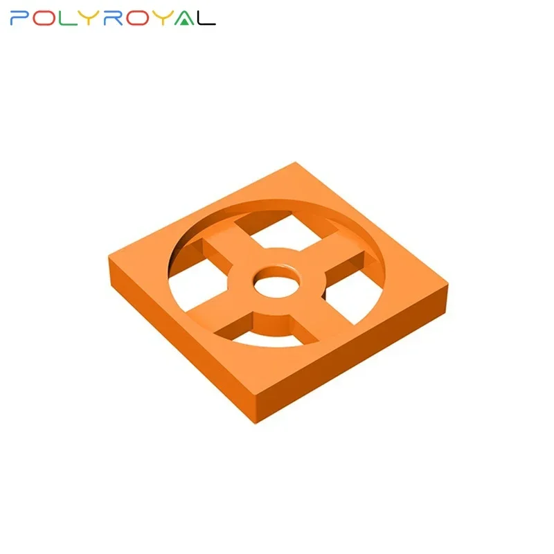 POLYROYAL Building Blocks Technicalal Parts 2x2 Rotating plate base Compatible With brands toys for children 3680