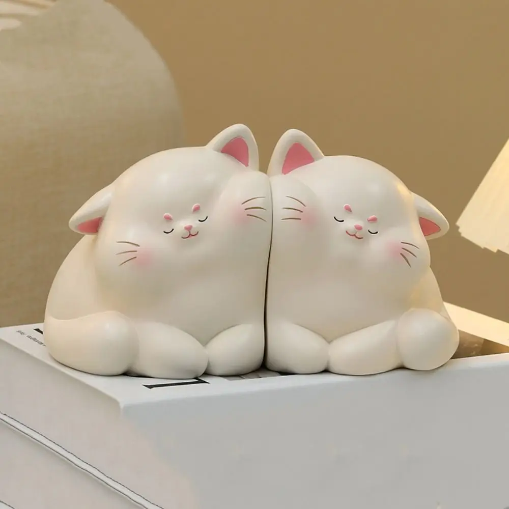 2pcs Resin Duck Shaped Book Stand Cute Multi-Functional Decorative Bookends Creative Modern Miniatures Figurine Home