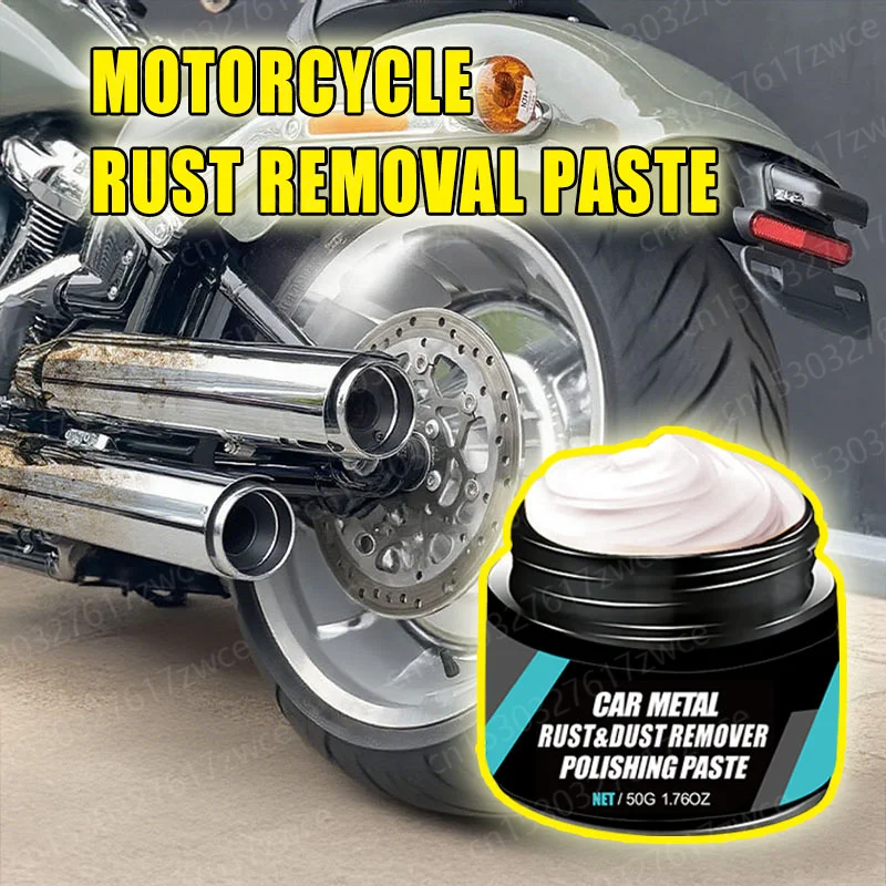 Motorcycle Metal Rust & Wheel Hub Rust Scratch Repair Wax Agent Car Metal Oxidize Long-Lasting Wheel Hub Polish Wax Kit