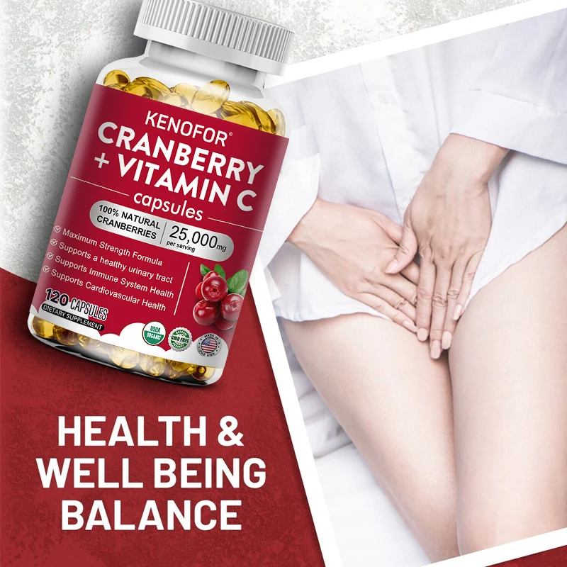 Cranberry-vitamina C para apoiar o coração do coração do coração, para apoiar o coração, para apoiar a saúde do coração, apoiar a saúde do coração