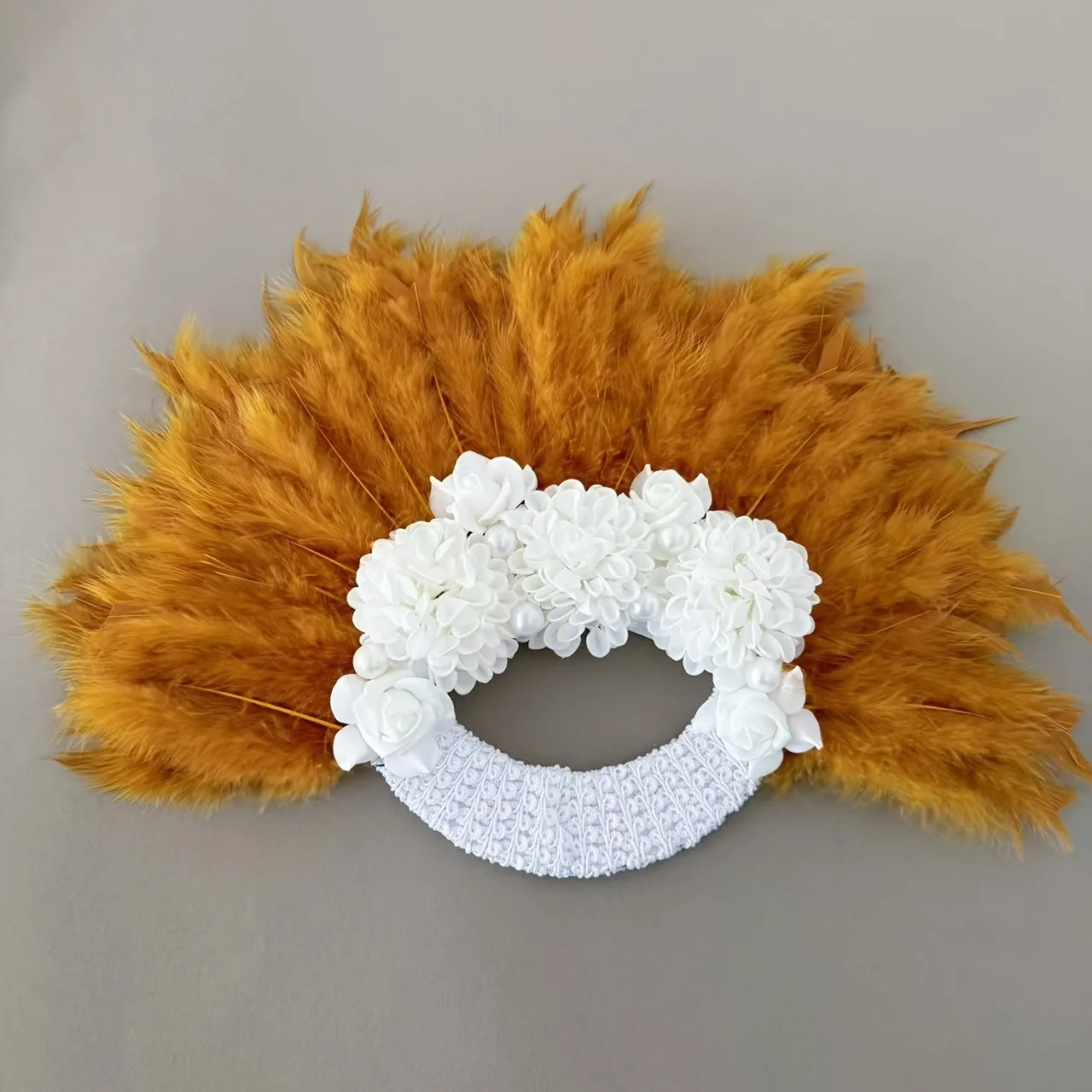 Bohemian wedding fan, suitable for weddings, Christmas, Valentine's Day, Easter, and themed parties - elegant party accessory