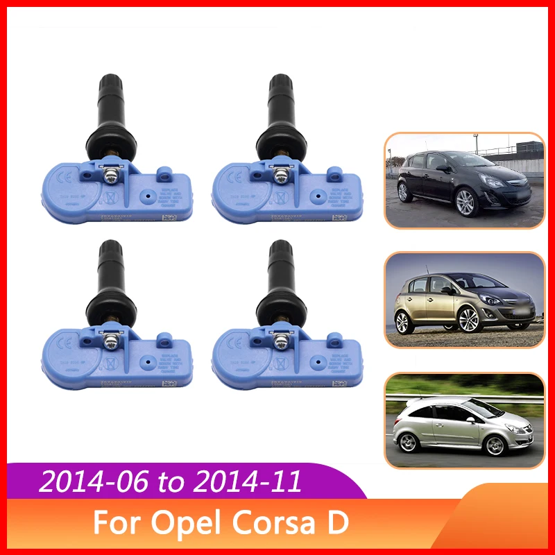 TPMS-Reifendrucküberwachungssensor 13581562 433 MHz für 2014 Opel Corsa D Corsa Van 2014–2015 Opel Corsa Corsa Van