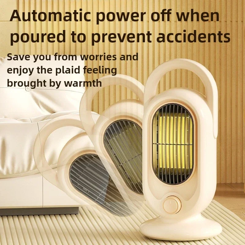 220V Retro Heater Small Household PTC Ceramic Heating 800W-200W High-power Heater Quick Heating Energy saving and low noise