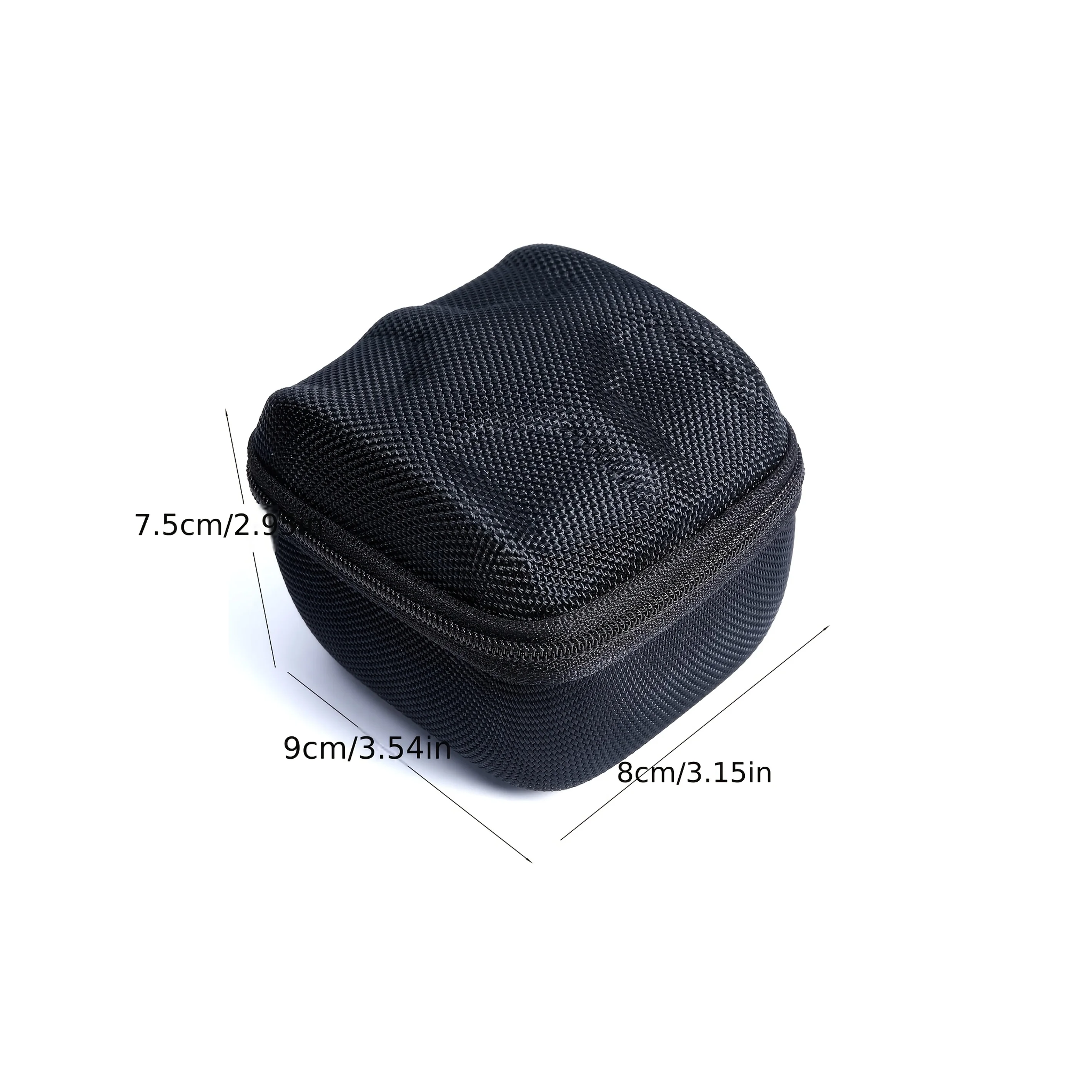 Elegant Black Watch Storage Box with Velvet Lining