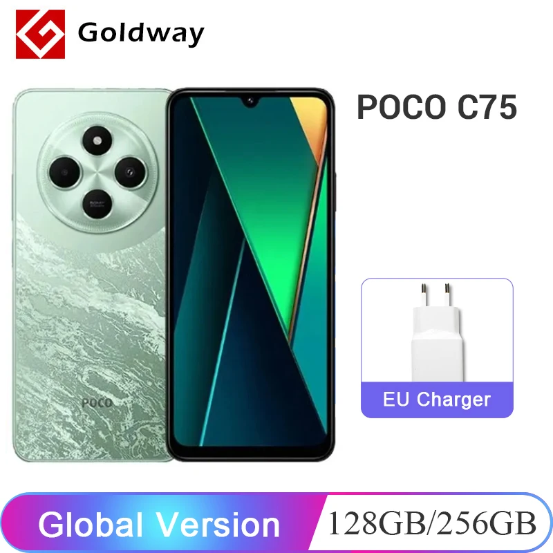 New POCO C75 Global Version Mobile Phone Helio G81-Ultra 50MP AI Dual Camera NFC 6.88