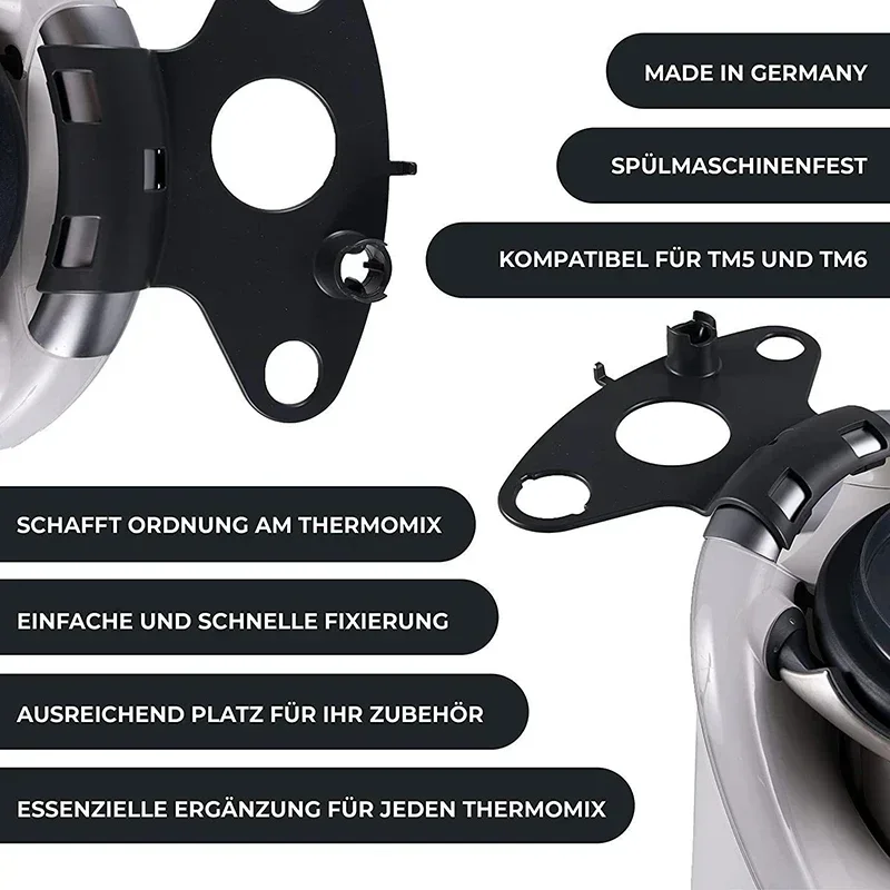 TM5 TM6 Uchwyt do przechowywania Miejsce na akcesoria do 5. Nadaje się do akcesoriów Thermomix Narzędzia kuchenne