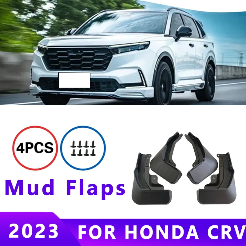 

Mud Flaps Fit for HONDA CRV 2023 Mudguards Tire Fenders Splash Proof Accessories Wheel Guards 4ps
