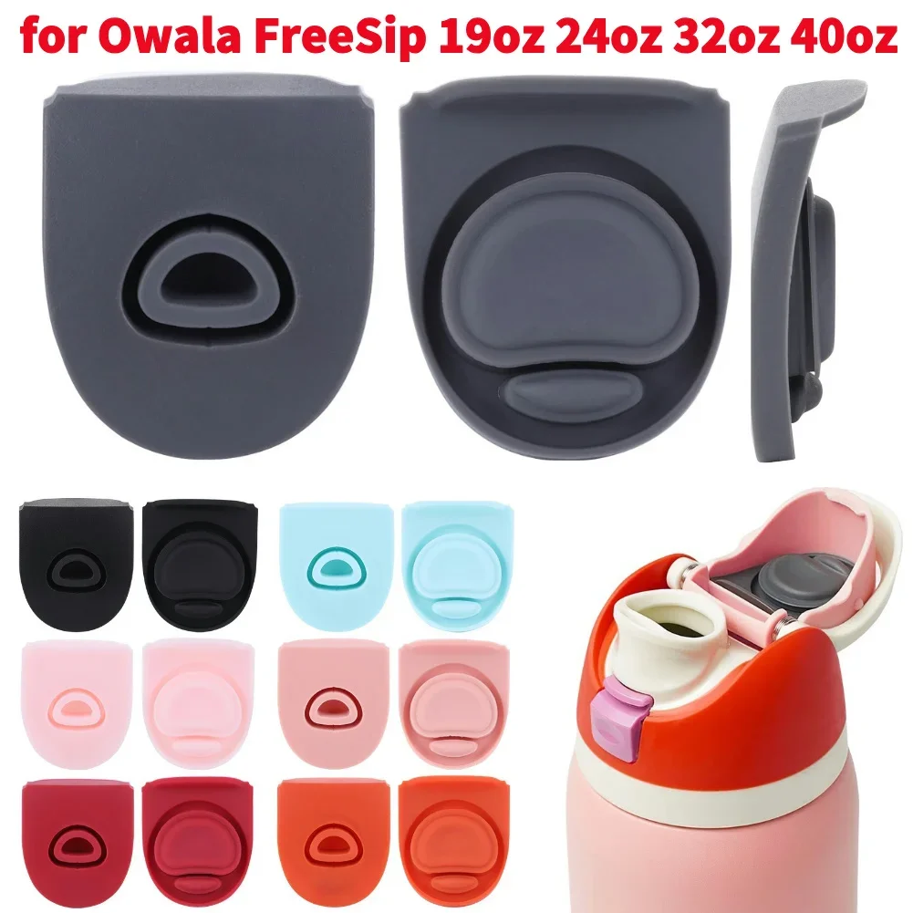 2Pcs Bottle Seal Ring Silicone Replacement Stopper Leak Proof Water Bottle Top Lid Gasket for Owala FreeSip 19oz 24oz 32oz 40oz