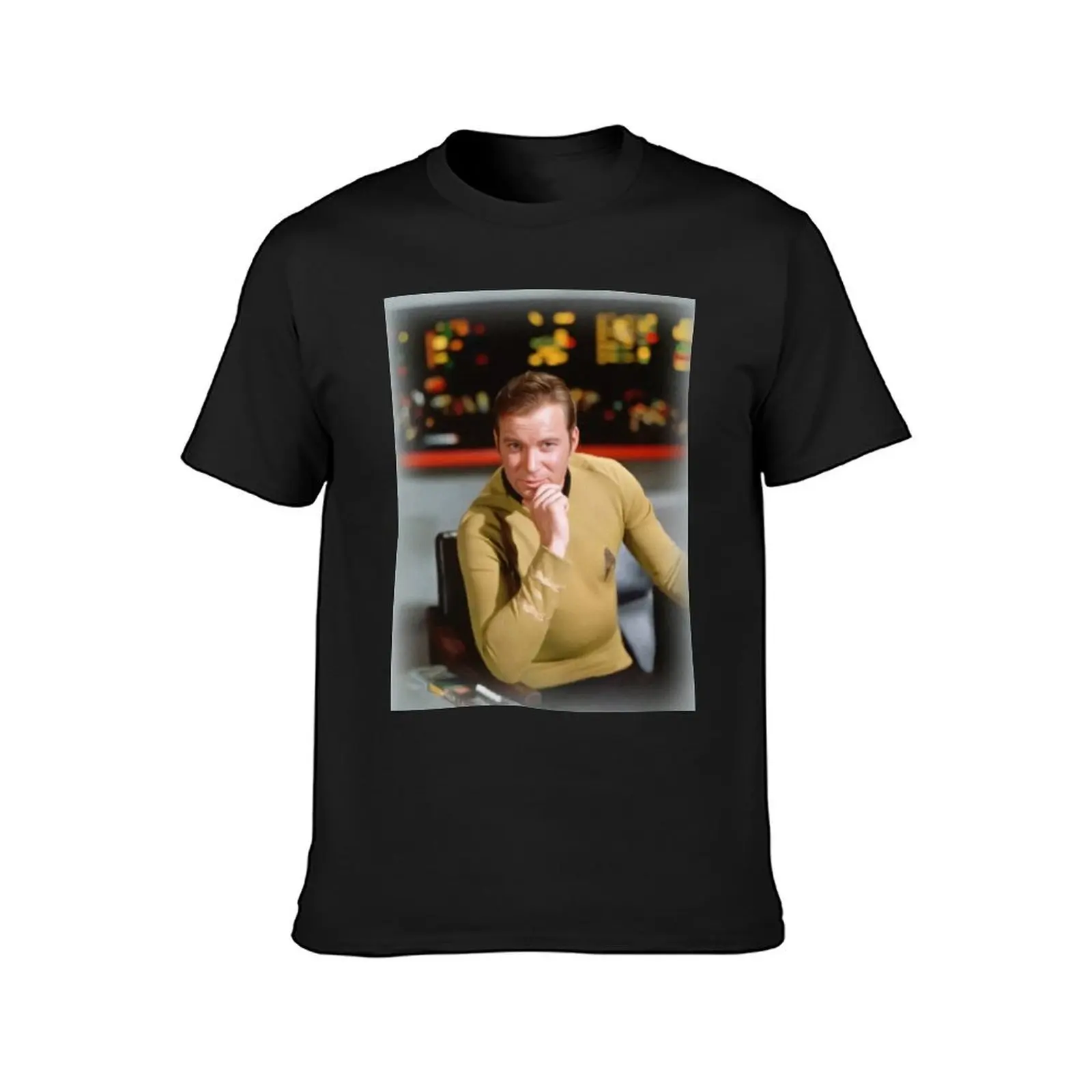 William Shatner, Actor T-Shirt Anime t-shirt hippie clothes anime tshirt man t shirt big and tall t shirts for men