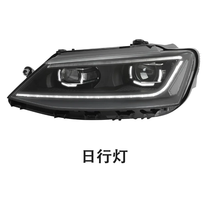 

VW Sagitar headlight assembly 2012-2018 modified LED headlights dynamic daytime running lights flowing turn signals
