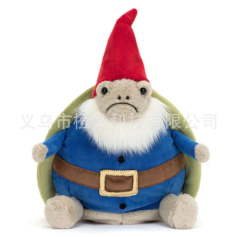 

Timmy Garden Gnome Plush Toy Cute Stuffed Animal Doll with Blue Hat Garden Decor Gift for Kids Fans Birthday Party