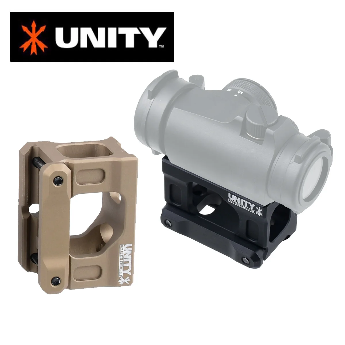

UNITY Tactical UNITY Fast Riser Mount For Aimpoint T2 CompM5s/M5b R5 Duty RDS Red Dot Sight Scope Fit 20mm Rail Scope Mount