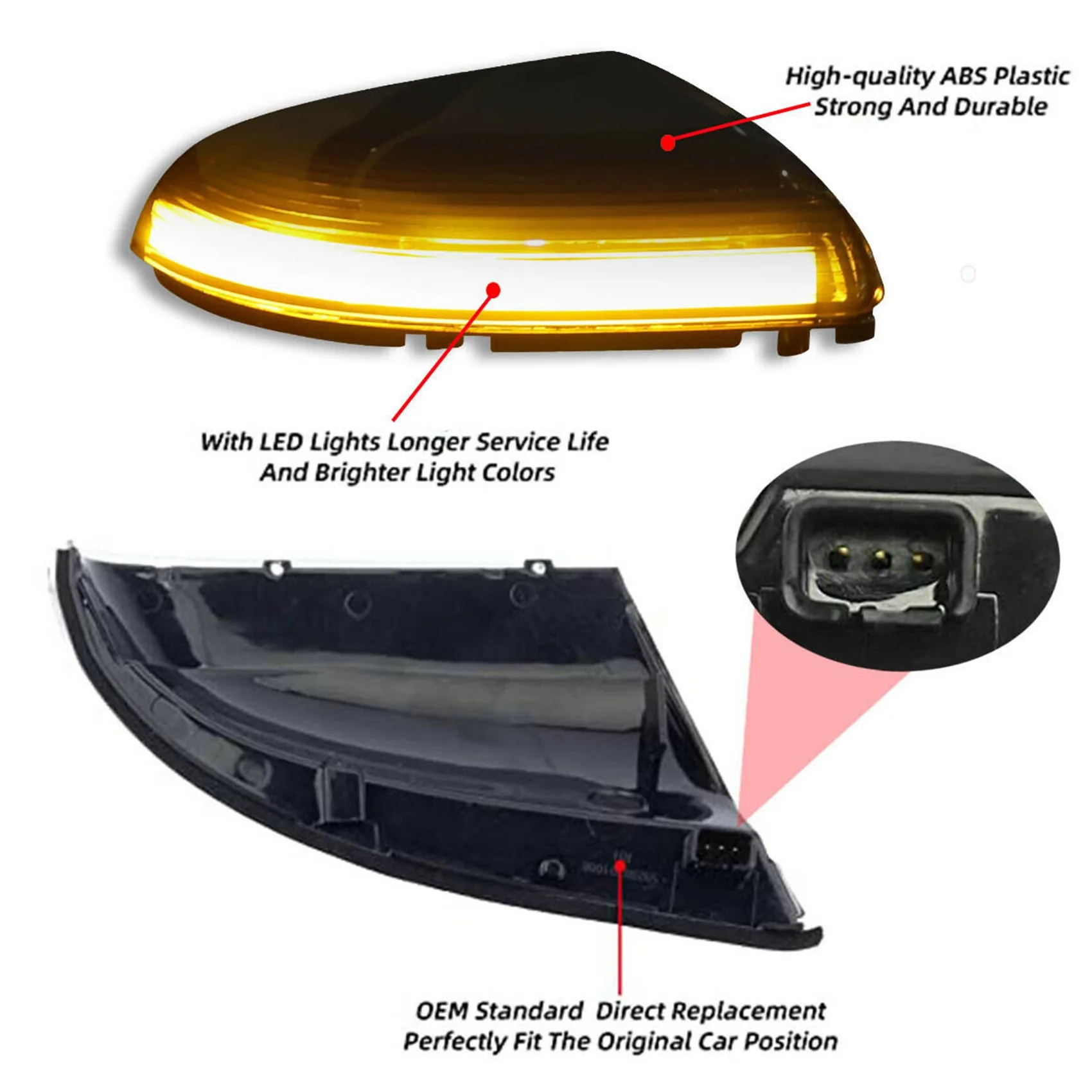 ضوء إشارة الانعطاف لمرآة الرؤية الخلفية الجانبية الديناميكية بإضاءة ليد ، مصباح مؤشر لدودج رام ، من من من من من ومن ومن ومن ومن ومن ومن ومن ومن ومن ثم