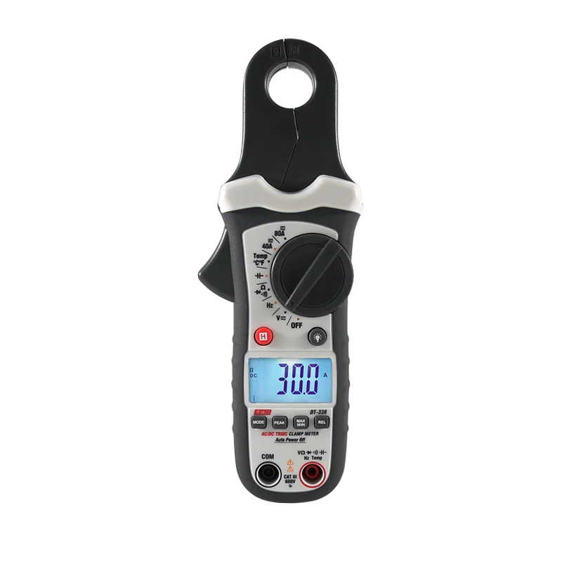 CEM Digitale stroomtang met hoge precisie AC/DC-spannings- en stroommeter Weerstands- en frequentietest DT-338