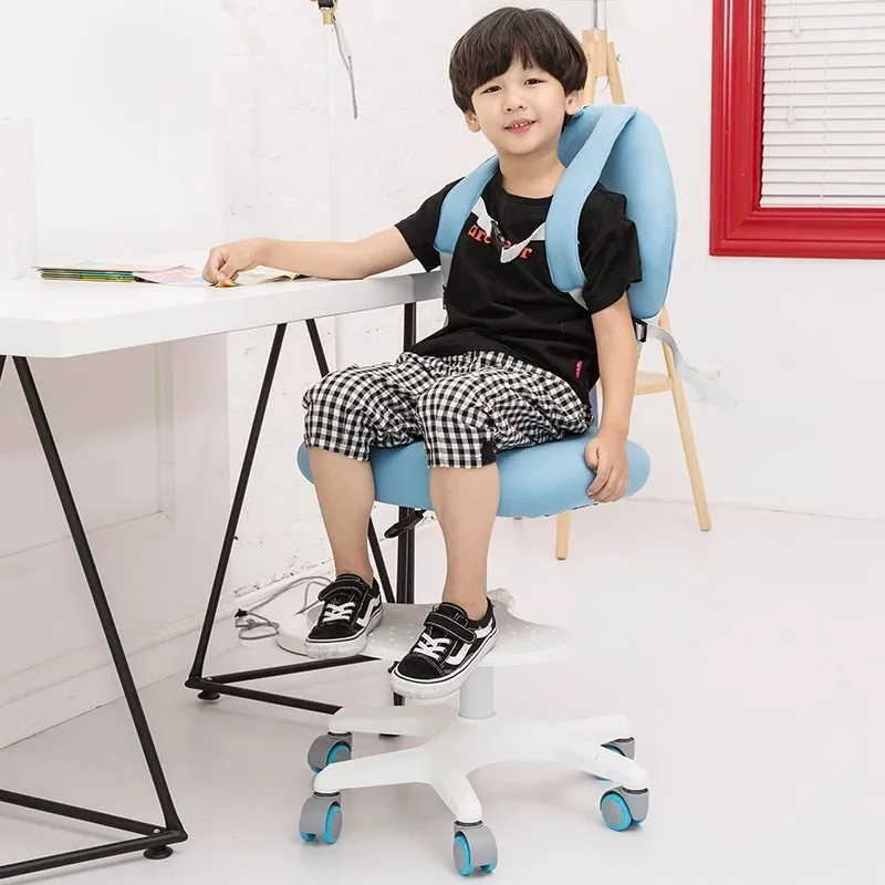 Children's study chair backrest stool can be lifted and adjusted special seat