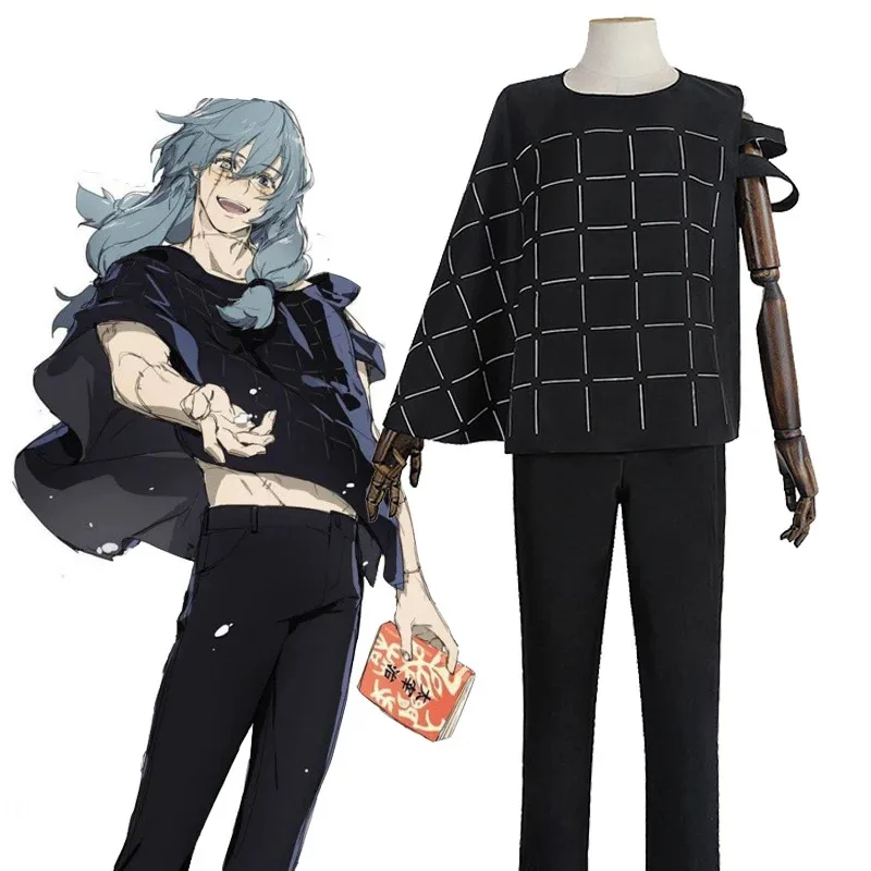 ABC123 أنيمي زي هالوين كرنفال حفلة البدلة Jujutsu Kaisen تأثيري ماهيتو كوستو؛ 3، f'6، h.7؛ j