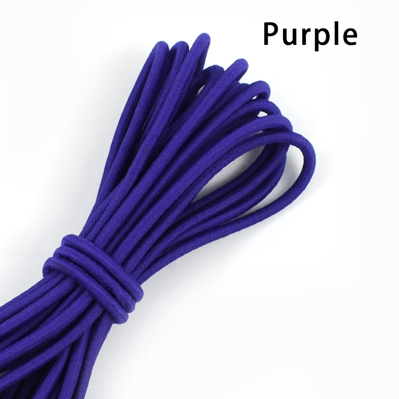 4mm Elastic Cords 5-50M for Hair & Sewing