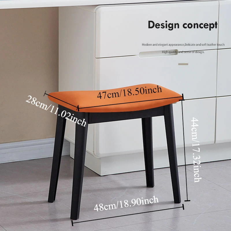 

Luxury Bedroom Makeup Stools Dressing Stools Simple Small Low Stool Shoes Ottomans Girls Bedroom Dresser Stool Chair Ottomans