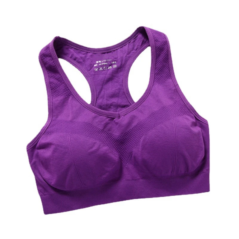 Sujetador deportivo para mujer, Top de realce para Fitness, ropa interior de Yoga, Tops deportivos para mujer, chaleco transpirable para correr, ropa de gimnasio