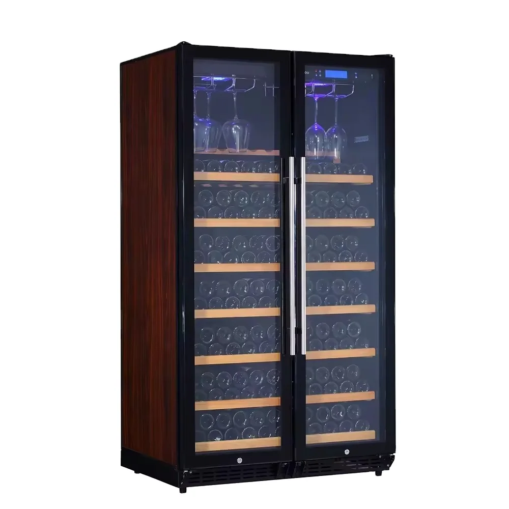 300 Bottle Quiet Large Red and White Wine Cooler Stand Alone Wine Refrigerator Chiller
