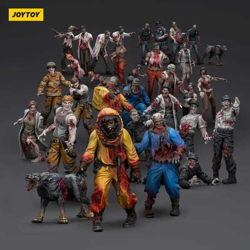 

Original JOYTOY 1/25 Scale Zombie Soldier Action Figure Dark Source Series Articulated Collectible Model Toy Gift In Stock