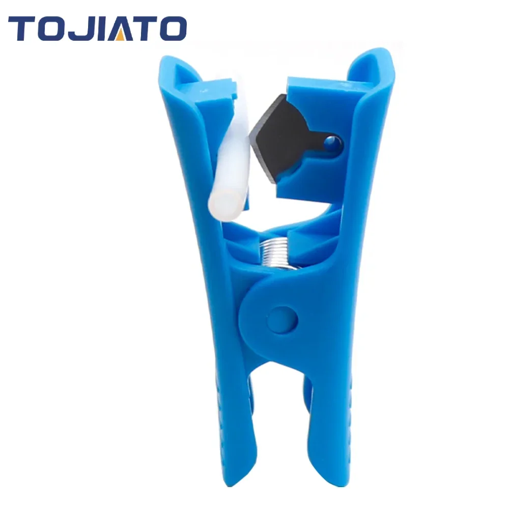 Cortador de tubo de ptfe, mini lâmina portátil para peças de impressora 3d, tubo de ptfe, nylon, pvc, pu, ferramentas de corte, corte rápido de tubos