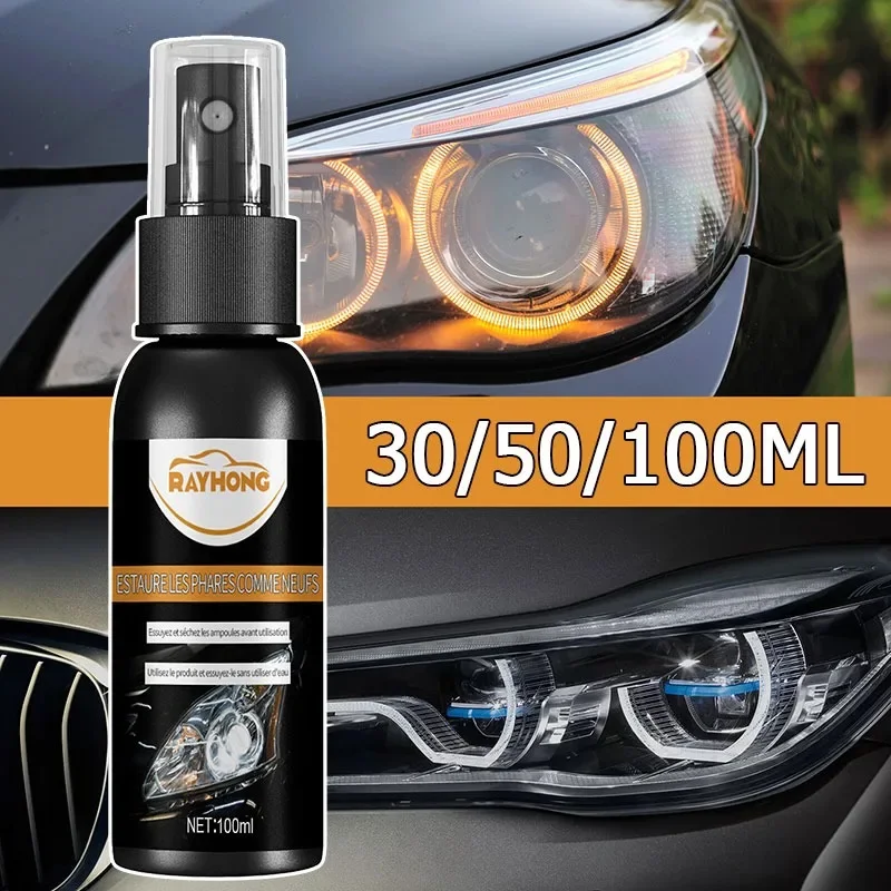 

Car Headlight Polishing Agent Scratch Remover Repair Fluid Headlight Renewal Polish and Maintenance Liquid Car Wash Tool