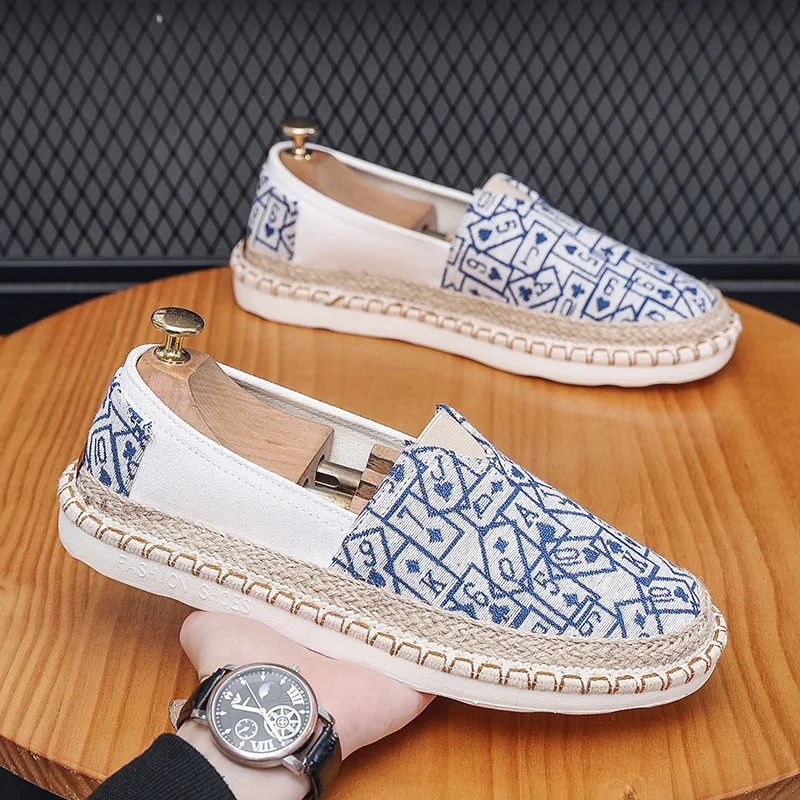 Letnie buty damskie Casual Female Sneakers Espadryle For Women Round Toe Slip-on 2024 New Slip On Solid Leisure Fisherman Slip