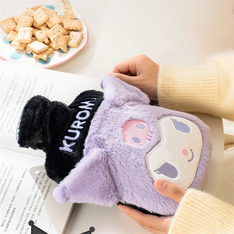 Sanrio Cinnamoroll Plush Hot Water Bottle Kuromi My Melody Reusable Hand Warmer Heat Pack Girls Gifts 500ML 850ML