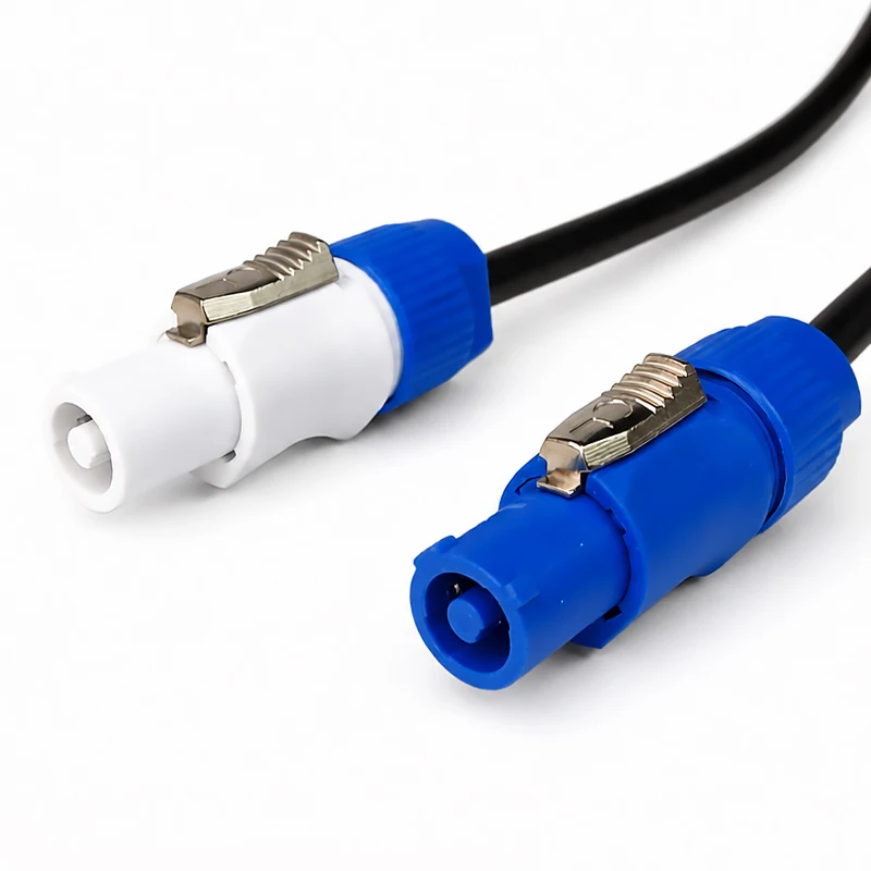 1M 2M 3M PowerCON Type Extension Cable 3x1.5mm², 3Pin Locking Power Connect Cord for Stage Light LED DJ Event Equipment