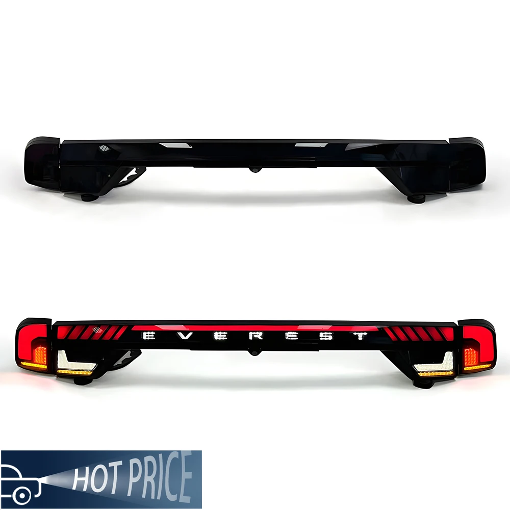 أضواء السيارة لفورد ايفرست 2023-الآن مجموعة المصابيح الخلفية للسيارات ترقية تأثير بدء التشغيل LED من خلال ملحقات أدوات المصابيح الخلفية