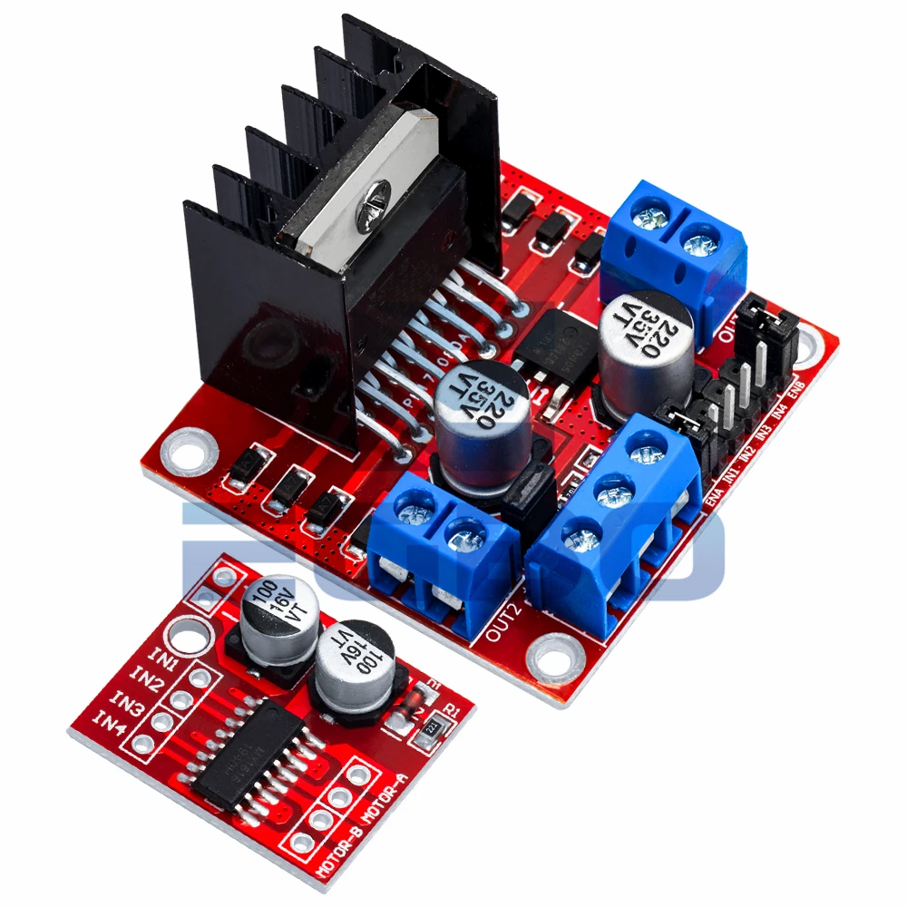 1PCS EGBO Dual H Bridge DC Stepper Motor Drive Controller Board Module L298N for Arduino smart car robot