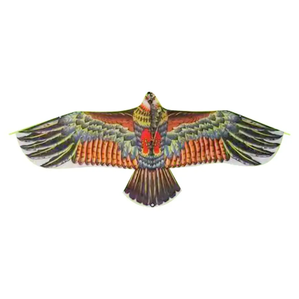 Neuer 1,1 m flacher Adlerdrachen mit 30 Meter Drachenlinie, Multi-Style-Vogeldrachen, Geschenk für fliegende Kinder
