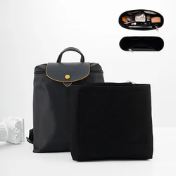 Bag Organizer Insert para Longchamp Backpack, Black Liner para organizar e armazenar o saco interno, Bag Support Accessories