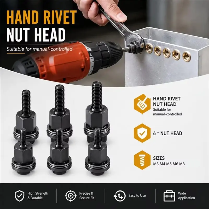[nuovo-a93g】-kit-di-attrezzi-per-rivetti-a-dado-set-di-60-rivetti-a-dado-parti-di-ricambio-per-riparazioni-automobilistiche-da-m3-a-m8-per-progetti-elettrici-fai-da-te