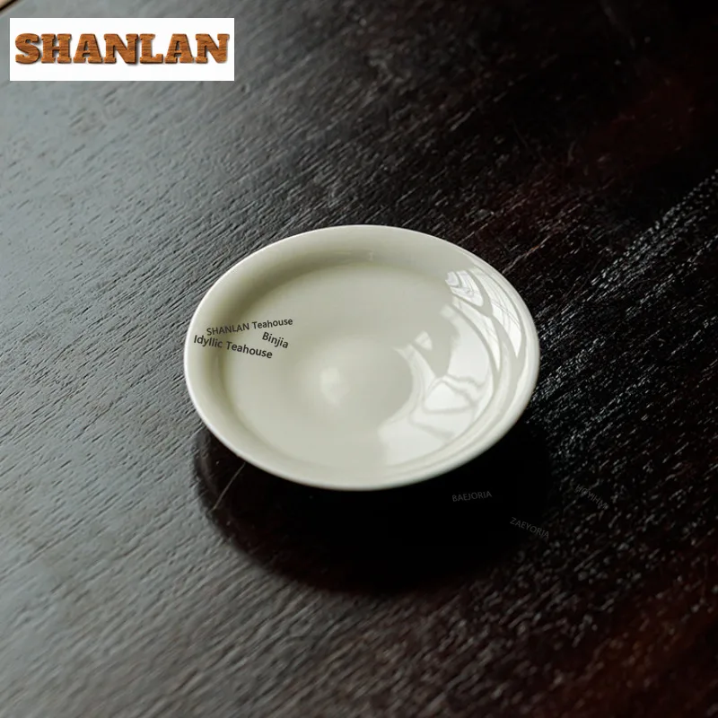 HOYIHM Honey-glazed Coasters Antique Non-slip Coasters for Coffee Cups Saucer Heat Insulation Placemats Cup Holder Teaware Craft