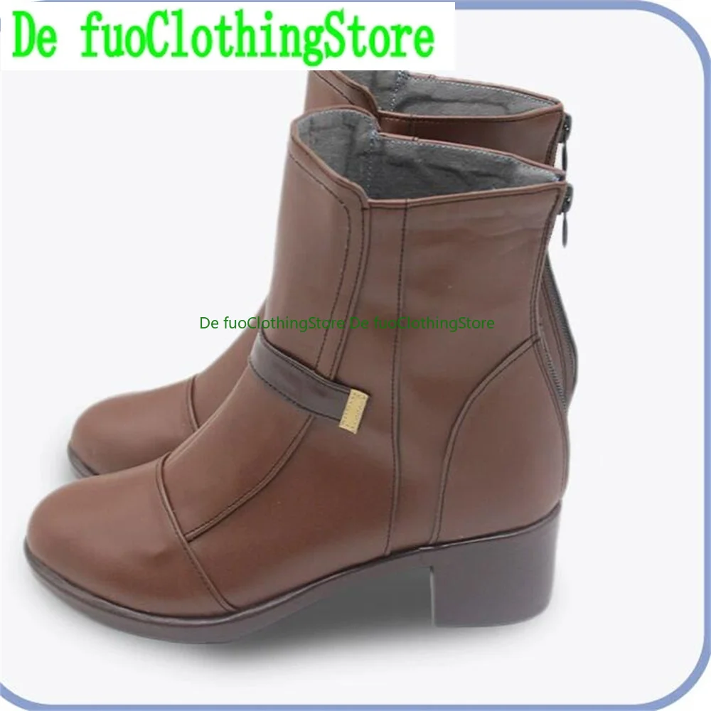 DefuoClothing Ash Eliza Cohen Arknights Cosplay zapatos botas juego Anime fiesta Halloween Navidad DefuoClothing tienda de zapatos