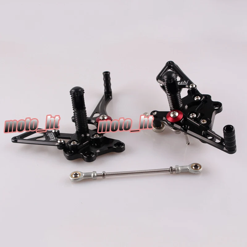 Motorcycle Adjustable Rearset Rear Set Footpegs Foot Rest Peg For Kawasaki Z300 EX300B ABS & EX300A 2013 Spare Parts