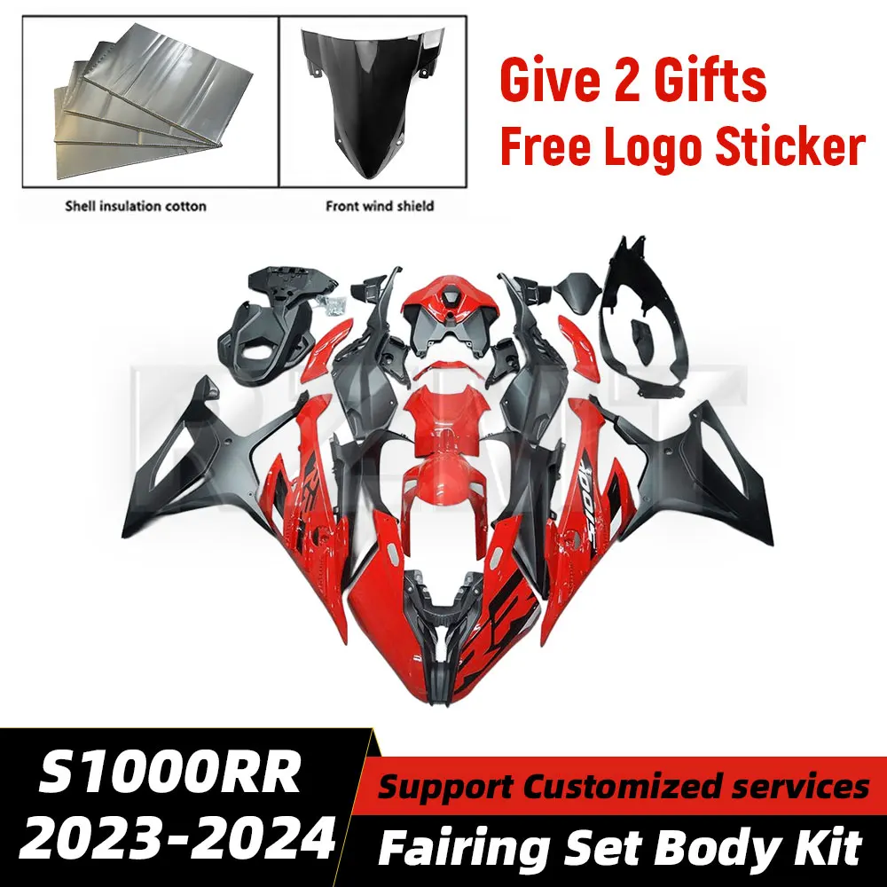 

For BMW S1000RR S1000 RR 2023-2024 Fairing Motorcycle Set Body Kit Decoration Plastic Guard Plate Accessories Shell B1023-105a